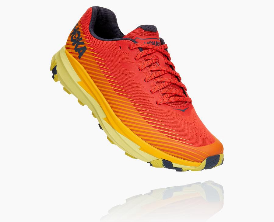 Tenis Hoka One One Trail Hombre Rojos - Torrent 2 - RWCH58094